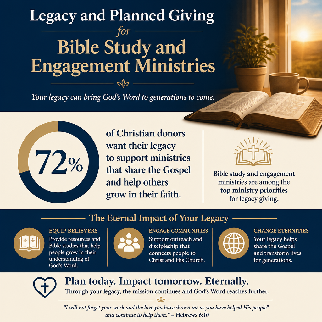 Legacy and Planned Giving for Bible Study and Engagement Ministries statistics