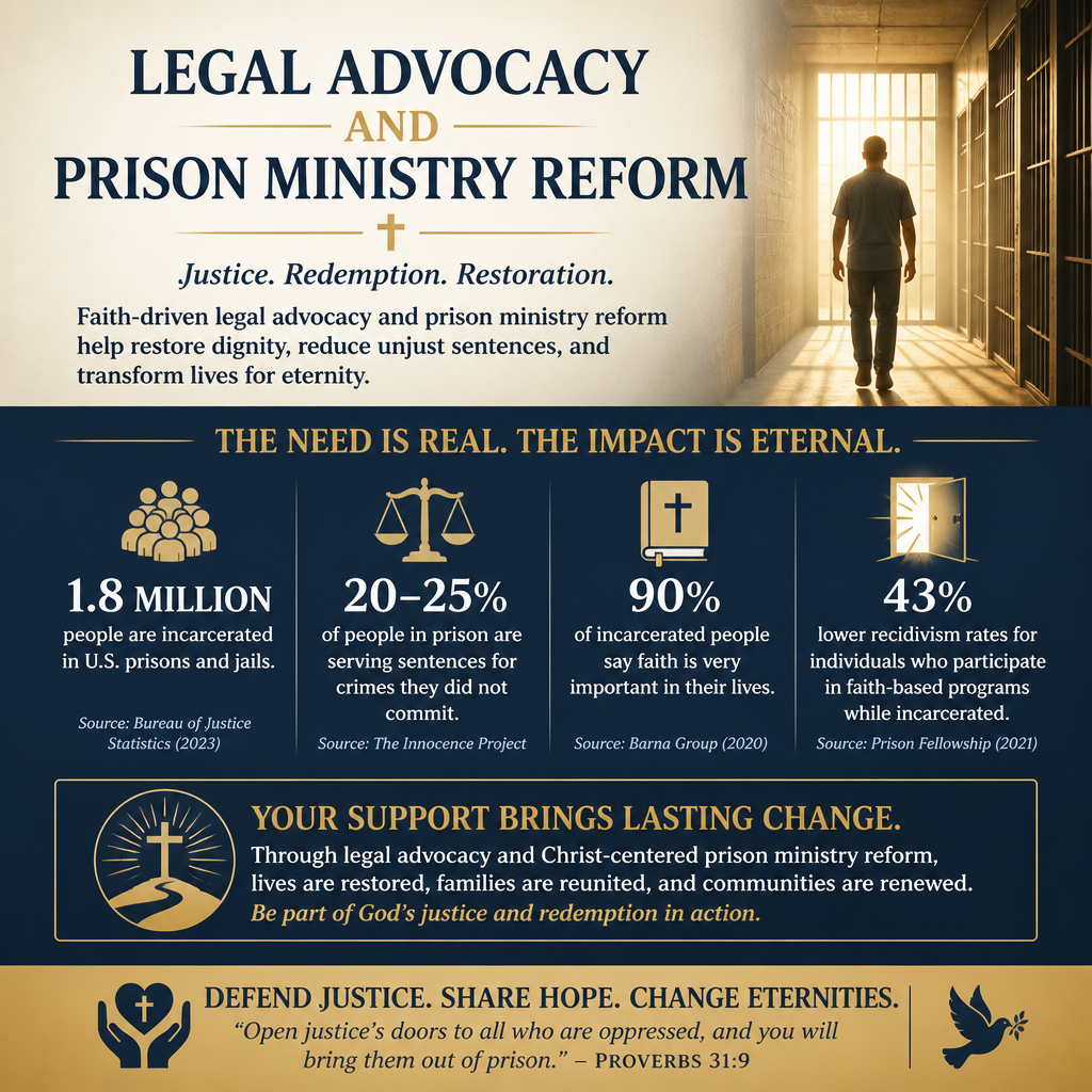 Legal Advocacy and Prison Ministry Reform statistics