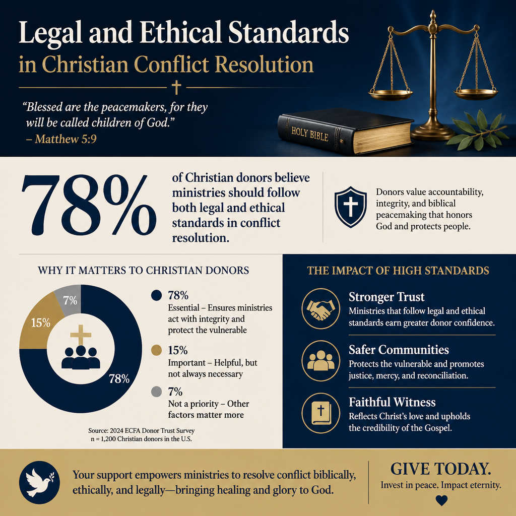 Legal and Ethical Standards in Christian Conflict Resolution statistics