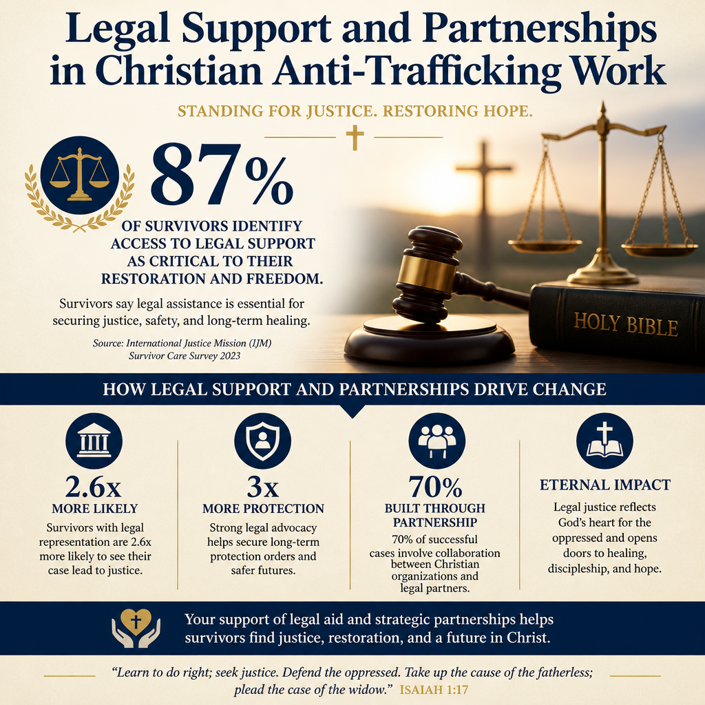 Legal Support and Partnerships in Christian Anti-Trafficking Work statistics