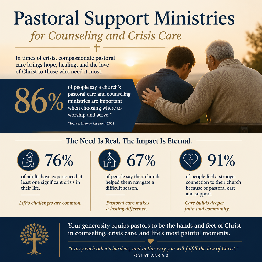 Pastoral Support Ministries for Counseling and Crisis Care statistics