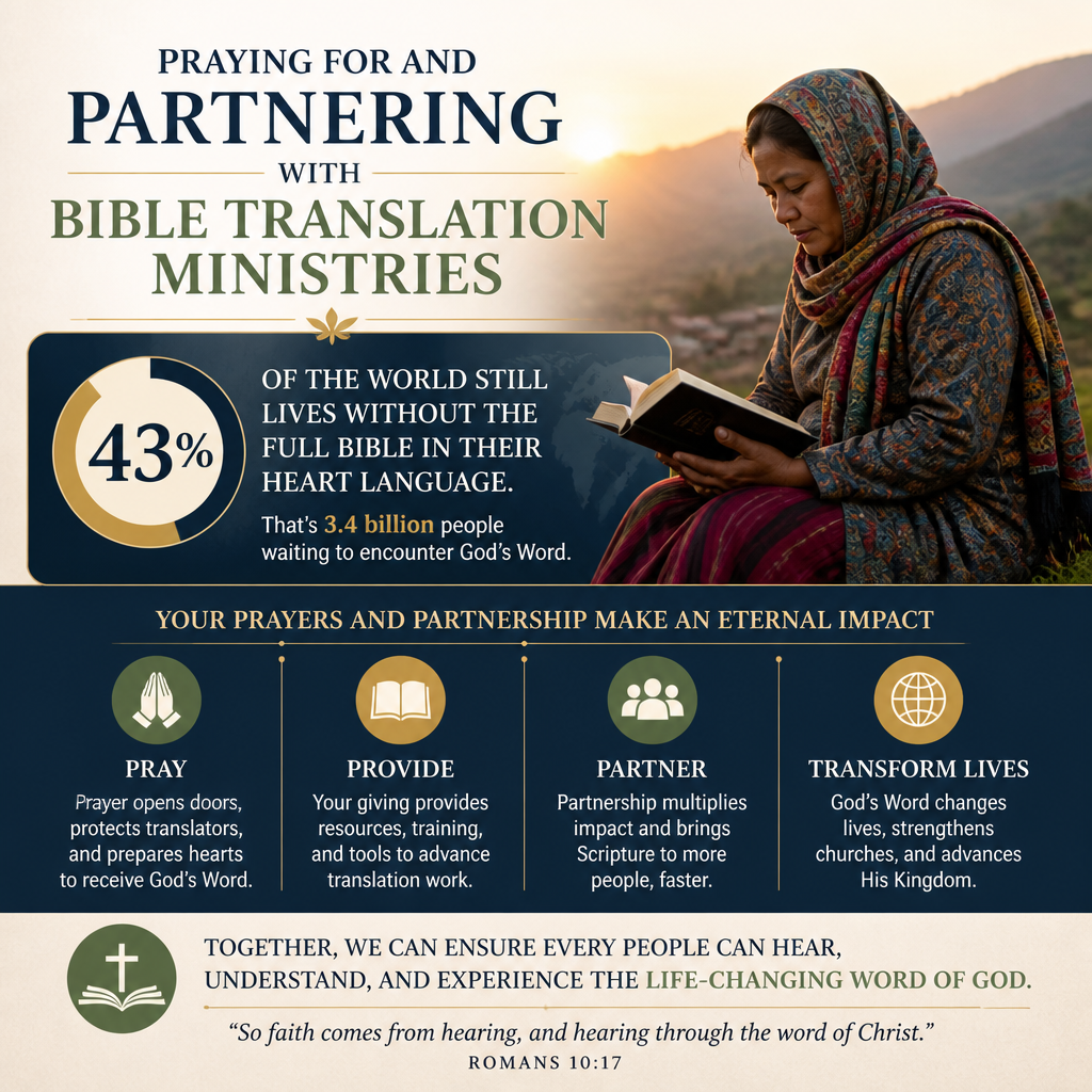 Praying for and Partnering with Bible Translation Ministries statistics