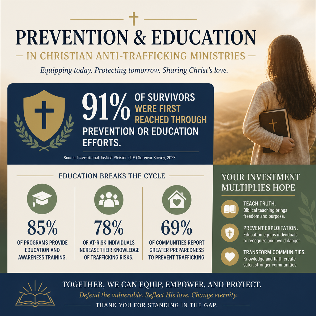 Prevention and Education in Christian Anti-Trafficking Ministries statistics