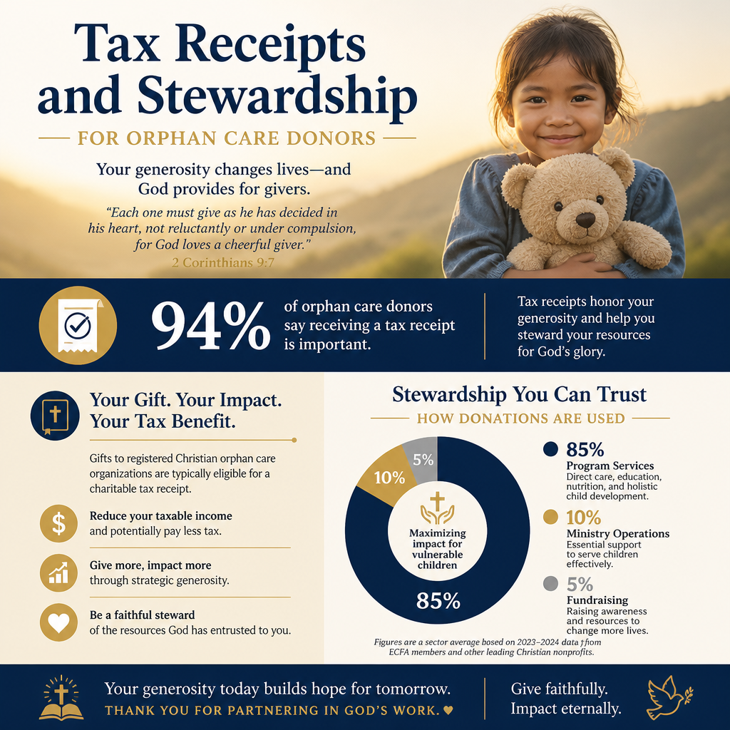 Tax Receipts and Stewardship for Orphan Care Donors statistics