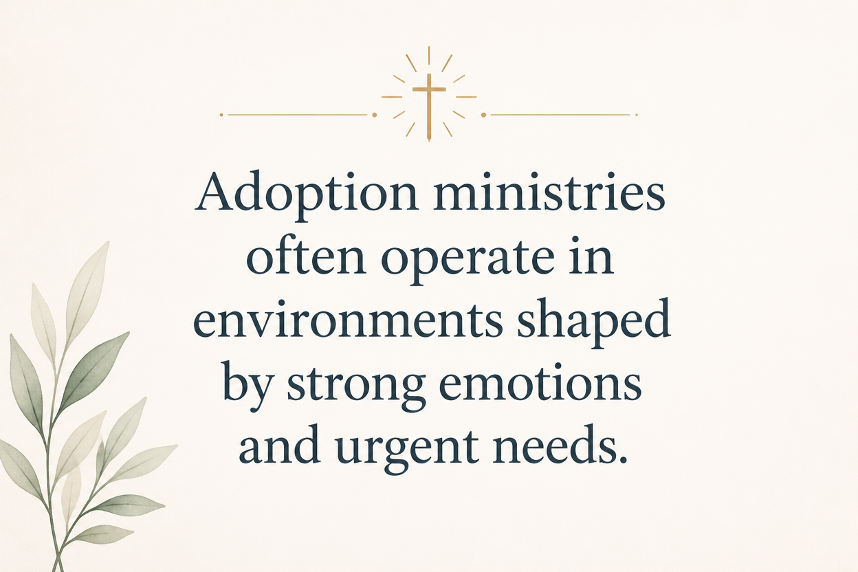 Key insight about The Christian Mission Behind Adoption Ministries