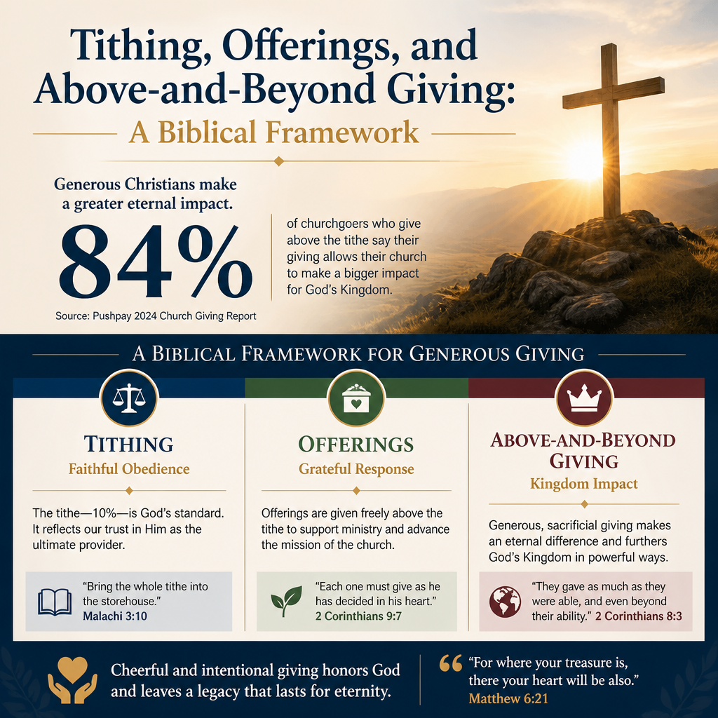Tithing, Offerings, and Above-and-Beyond Giving: A Biblical Framework statistics