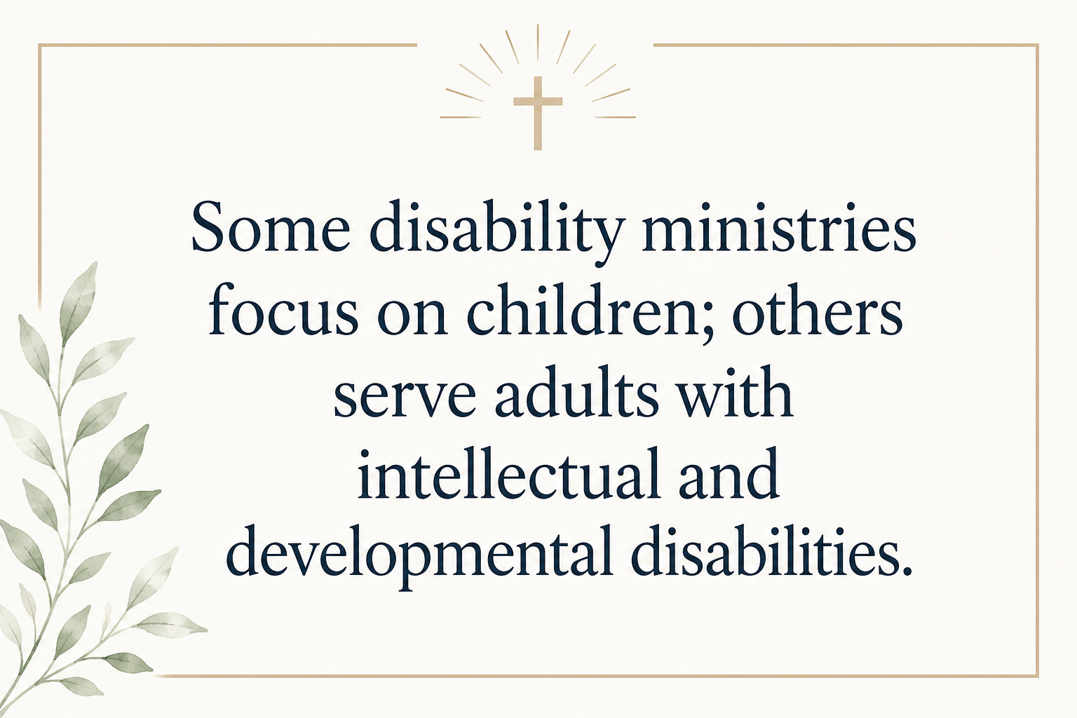 Key insight about Volunteer Training and Safety in Disability Ministries