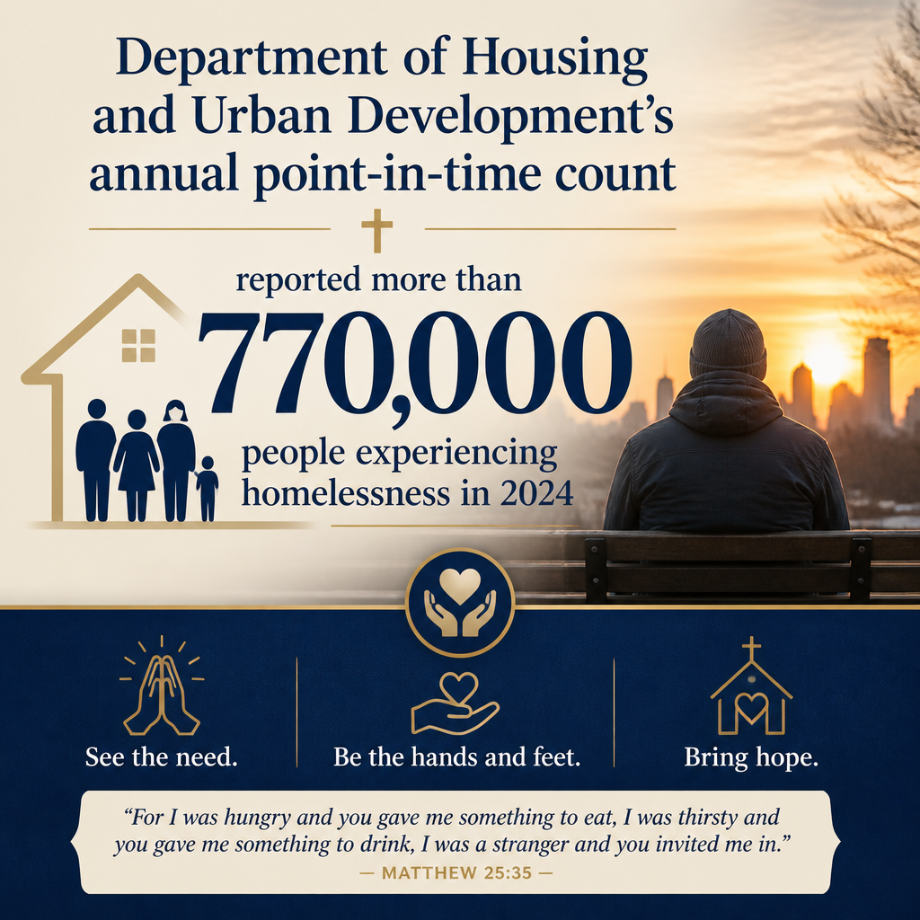 Department of Housing and Urban Development’s annual point-in-time count reported more than 770,000 people experiencing