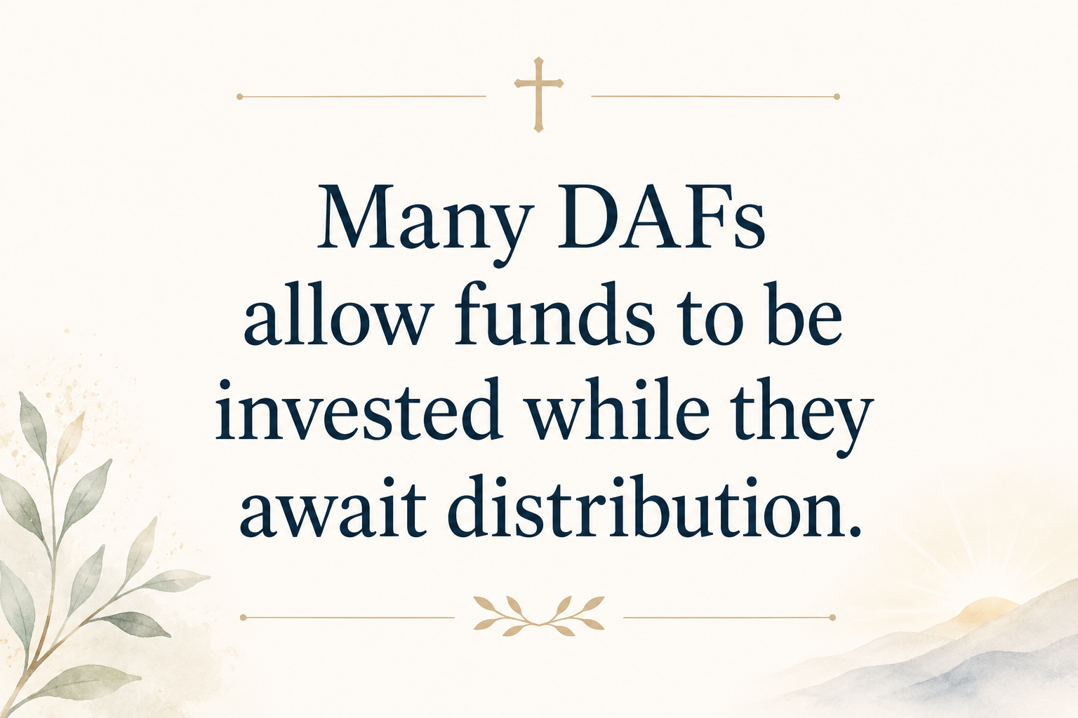 Key insight about What a Christian donor-advised fund is