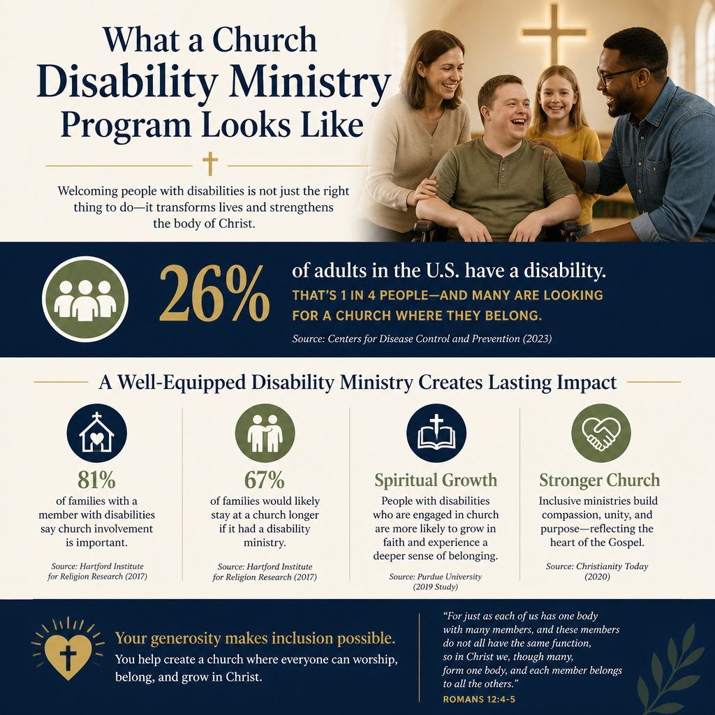 What a church disability ministry program looks like statistics