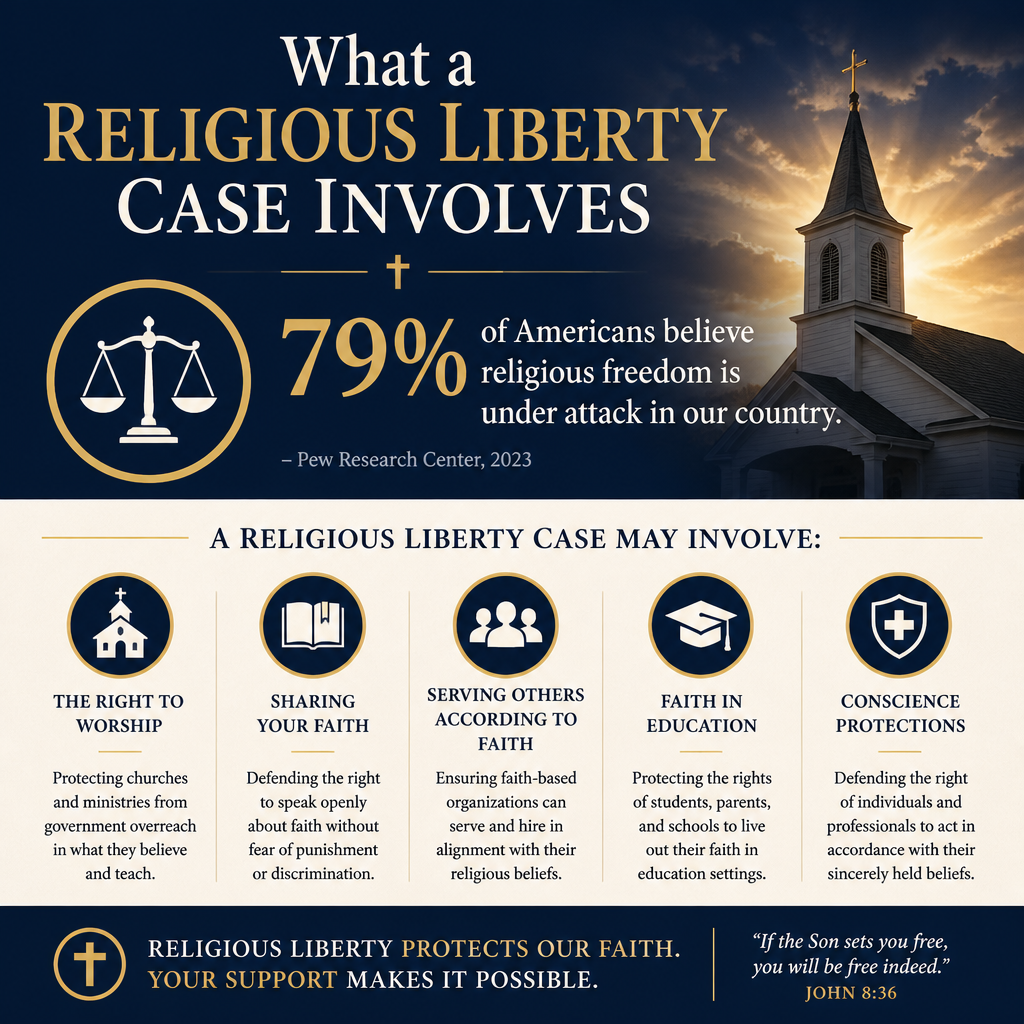 What a religious liberty case involves statistics