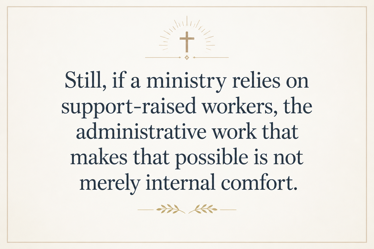 Key insight about What administrative costs fund in Christian aviation ministries