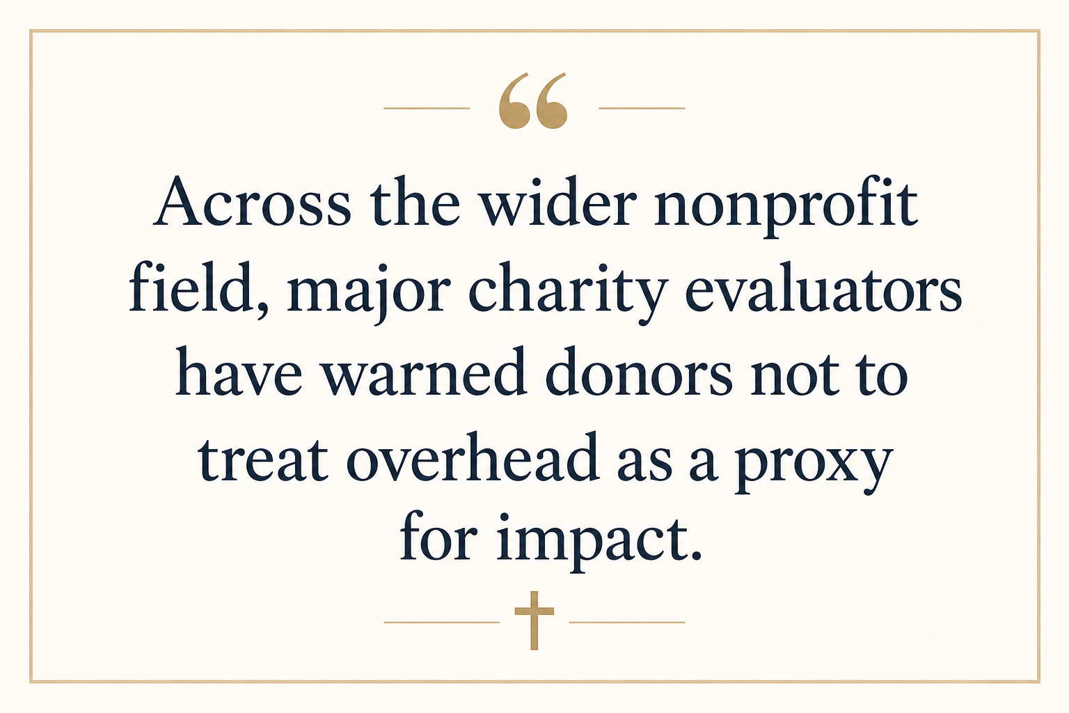 Key insight about What administrative costs fund in Christian legal services