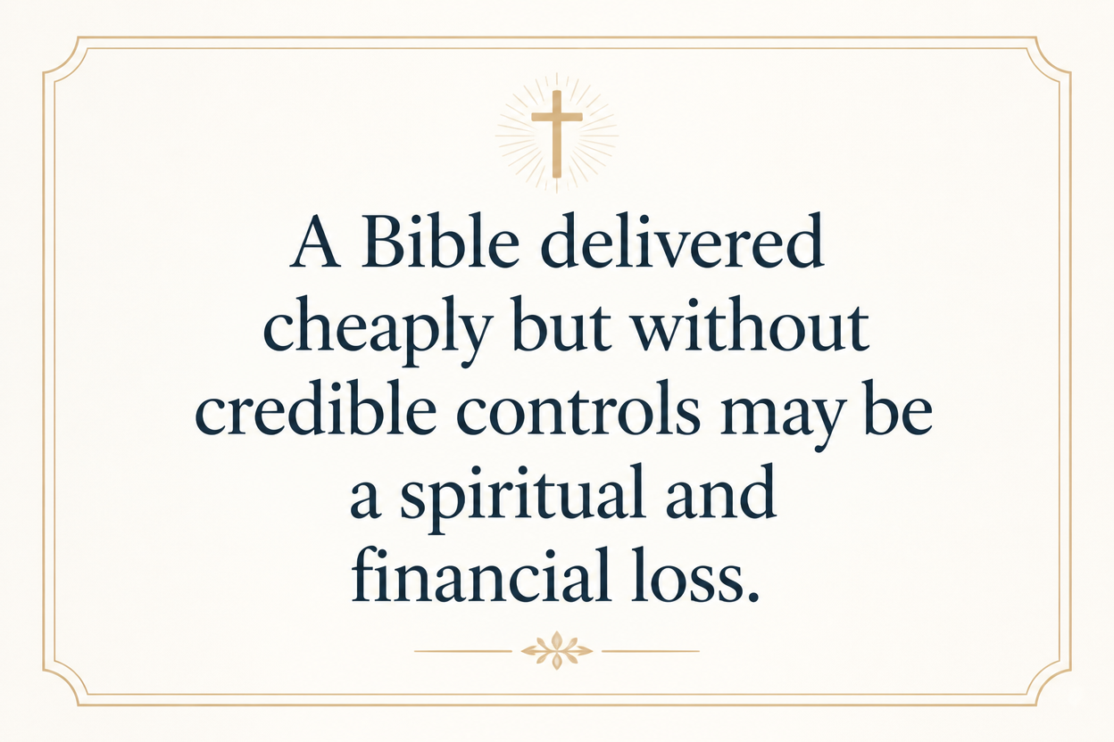 Key insight about What Bible distribution ministries report to donors
