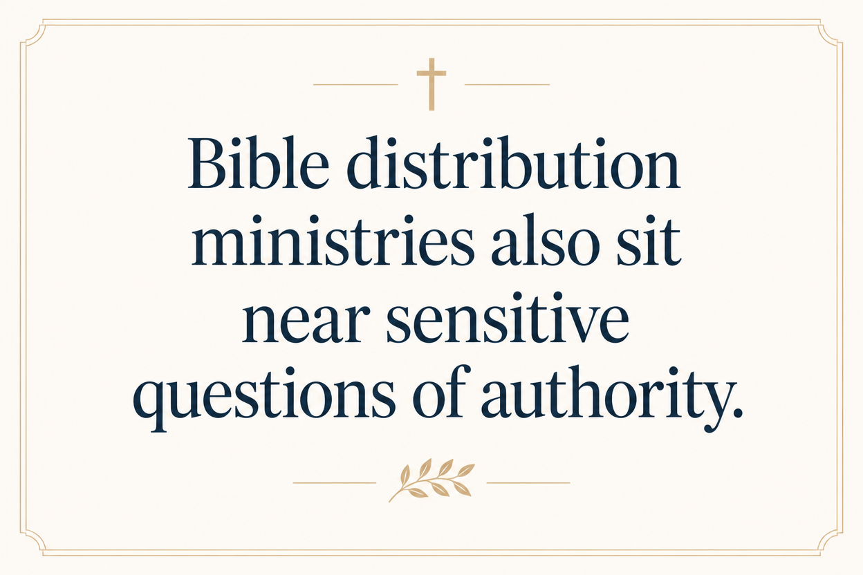 Key insight about What Bible distribution ministries teach about the Great Commission