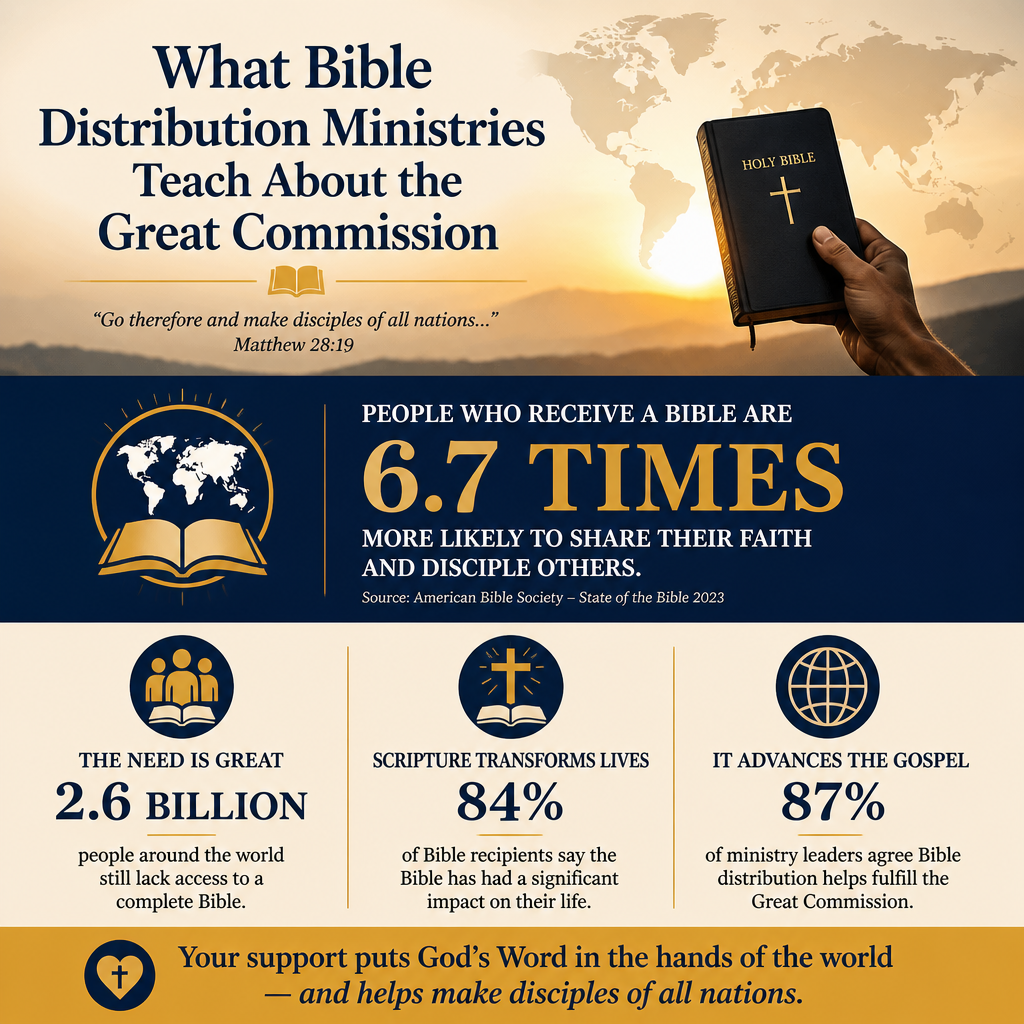 What Bible distribution ministries teach about the Great Commission statistics