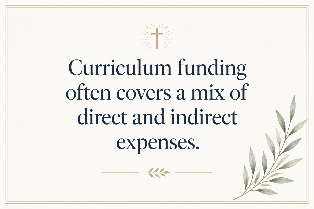 Key insight about What Bible engagement ministry curriculum funding covers