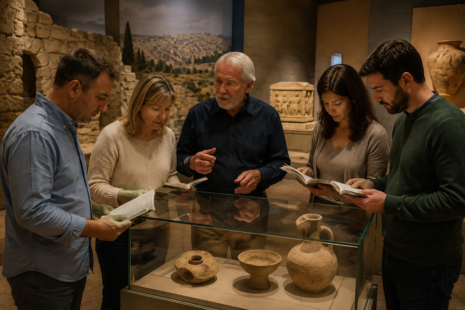 Guide to What biblical museum resources help small groups