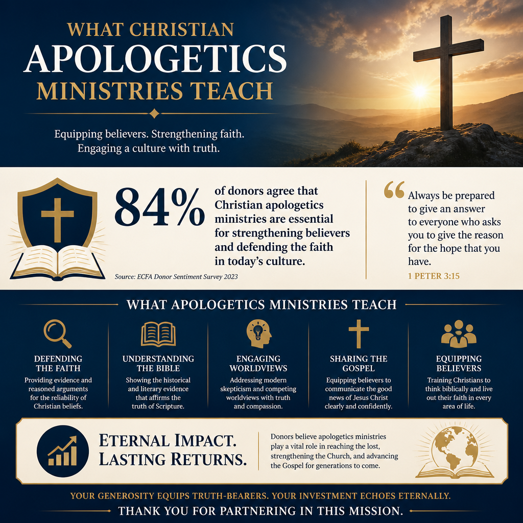 What Christian apologetics ministries teach statistics