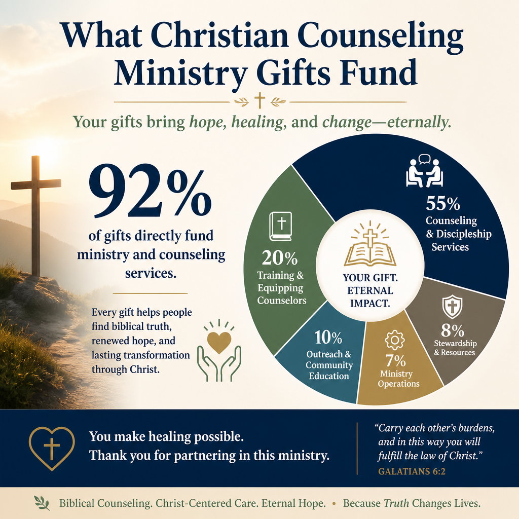 What Christian counseling ministry gifts fund statistics