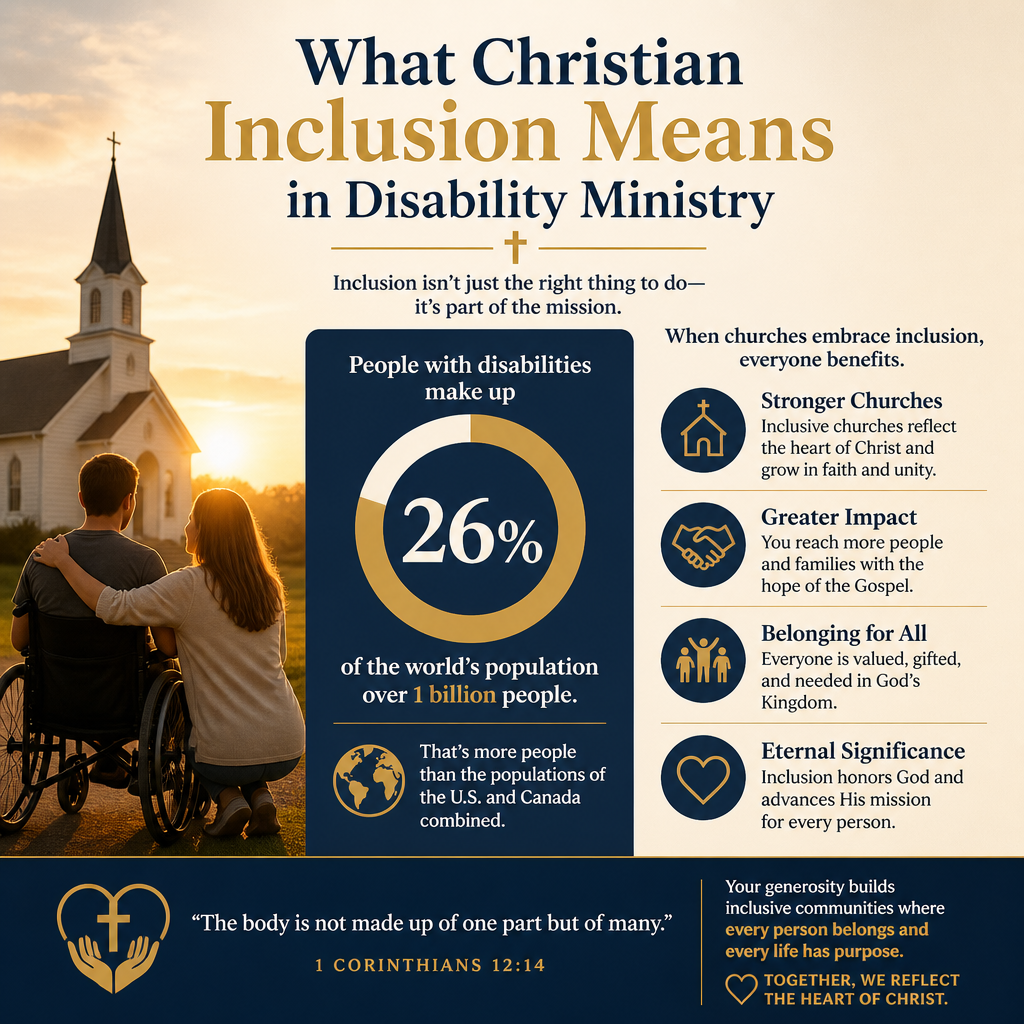 What Christian inclusion means in disability ministry statistics