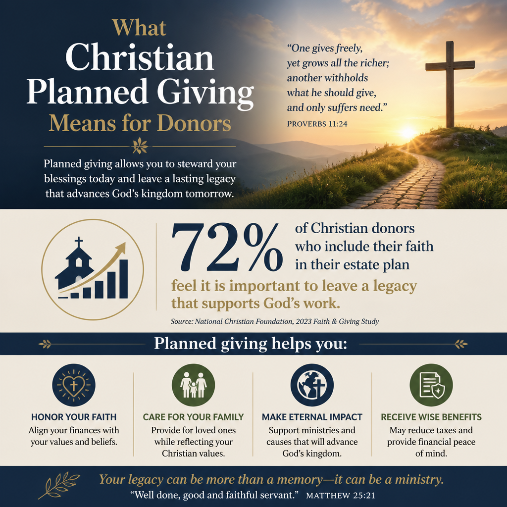 What Christian planned giving means for donors statistics