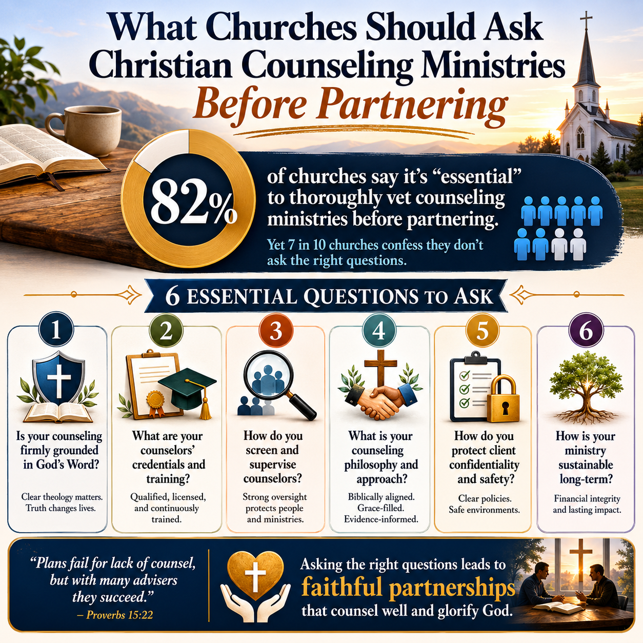 What churches should ask Christian counseling ministries before partnering statistics