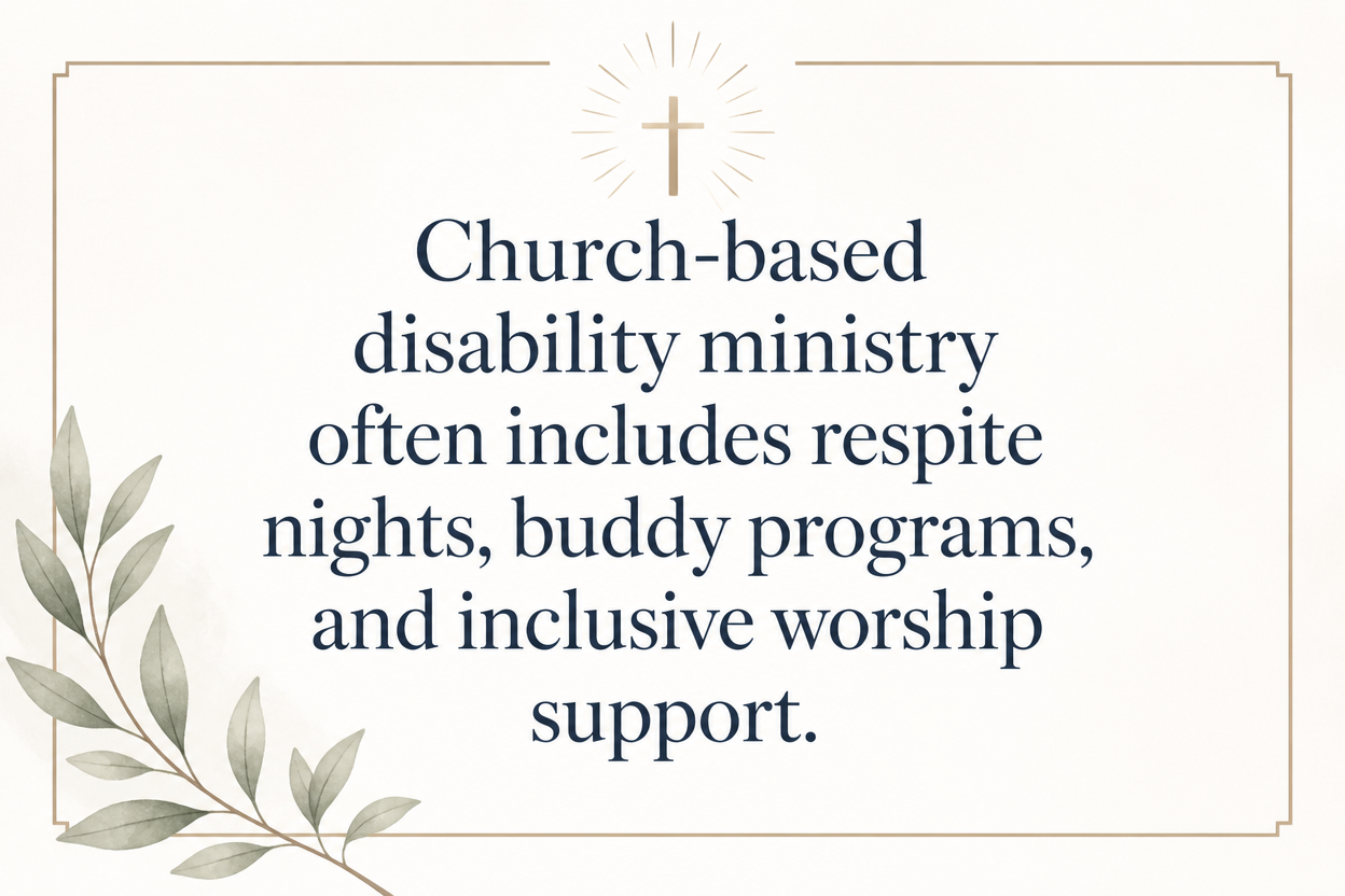 Key insight about What disability ministry volunteer roles donors can fill