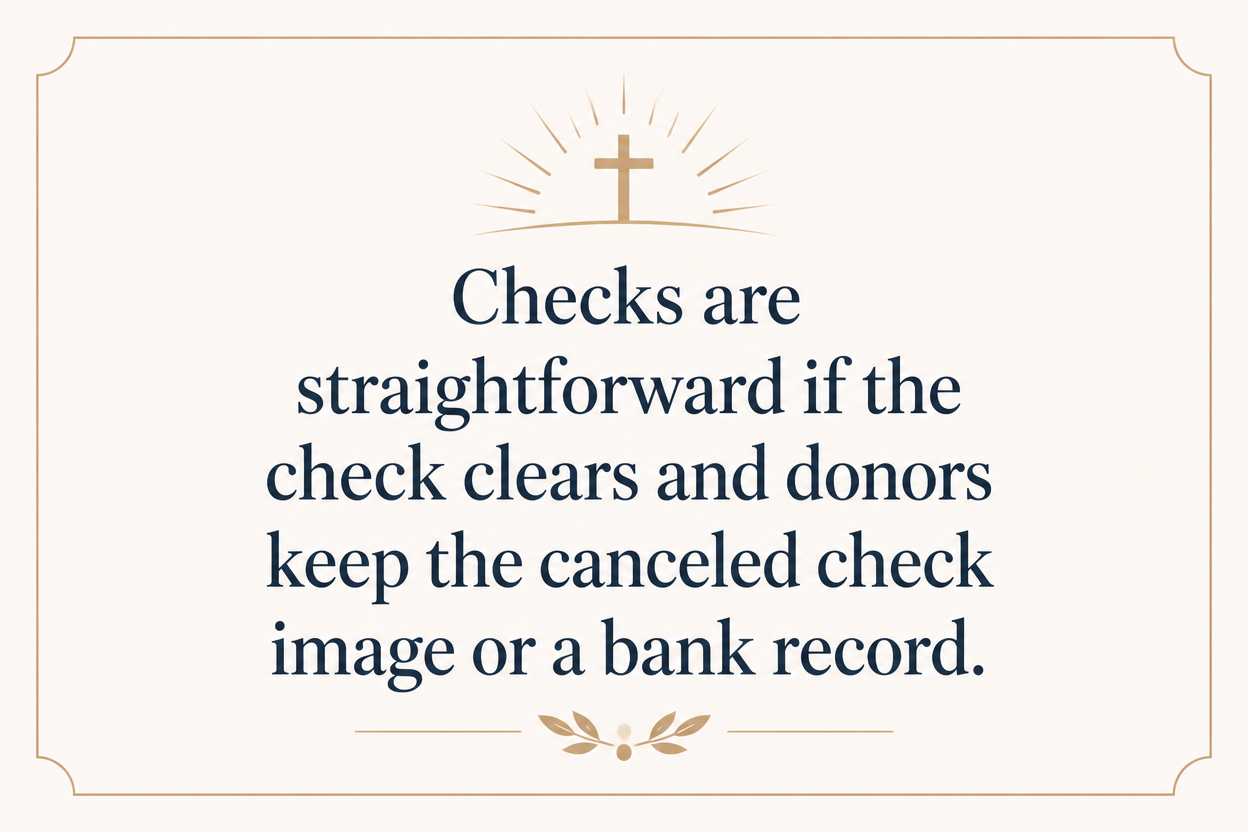 Key insight about What donation records donors need to keep
