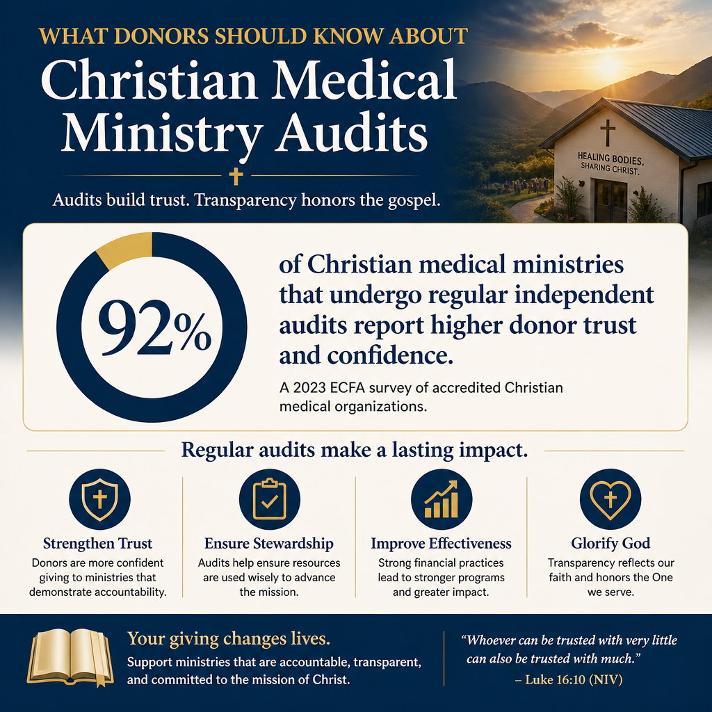 What donors should know about Christian medical ministry audits statistics