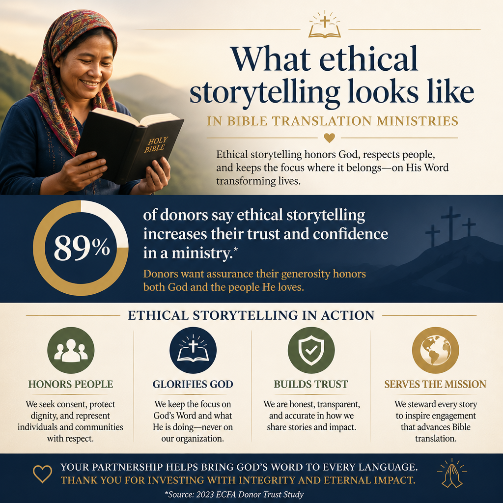 What ethical storytelling looks like in Bible translation ministries statistics