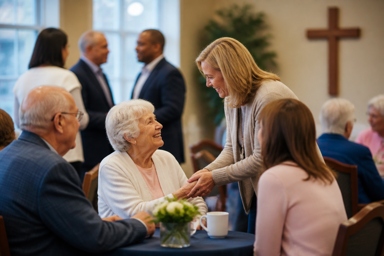 Guide to What events Christian senior care ministries offer donors