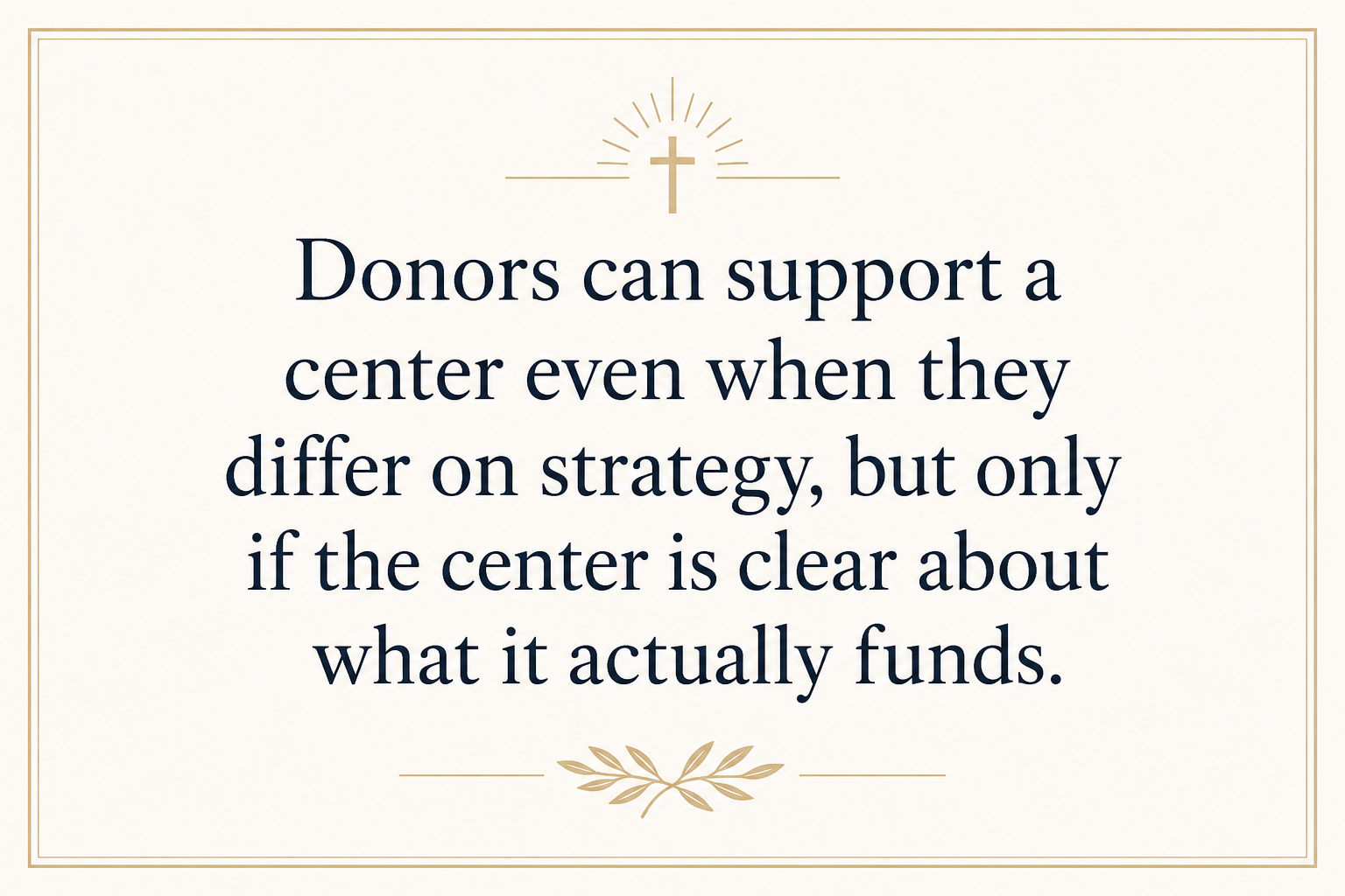 Key insight about What financial reports pregnancy resource centers should share