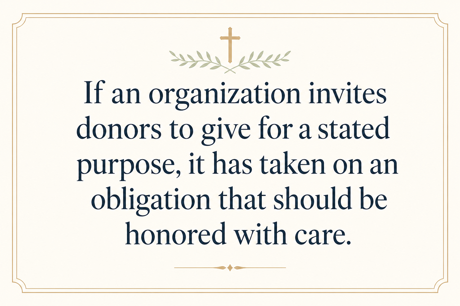 Key insight about What financial transparency Bible engagement ministries should show