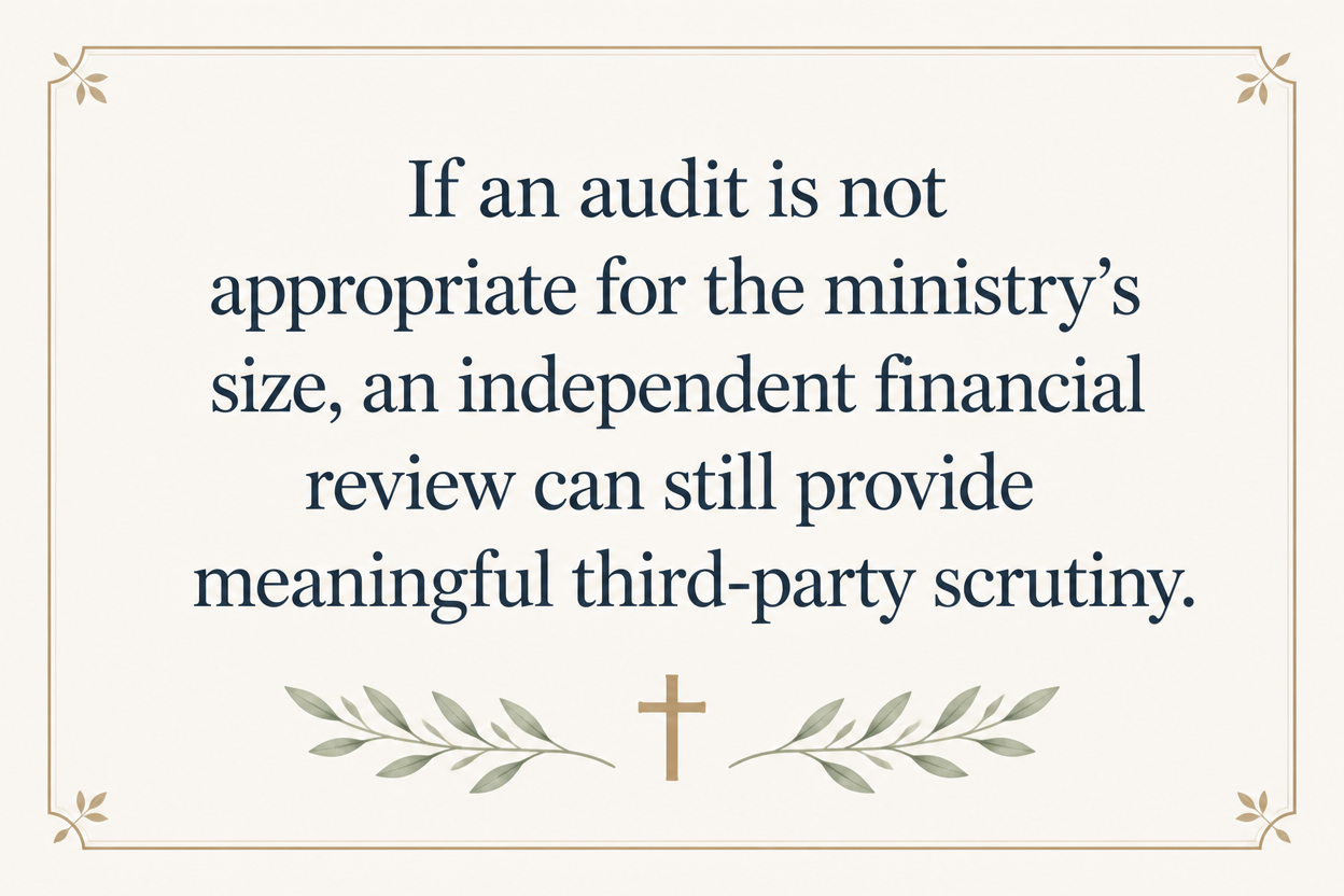 Key insight about What governance practices Christian financial service ministries should follow