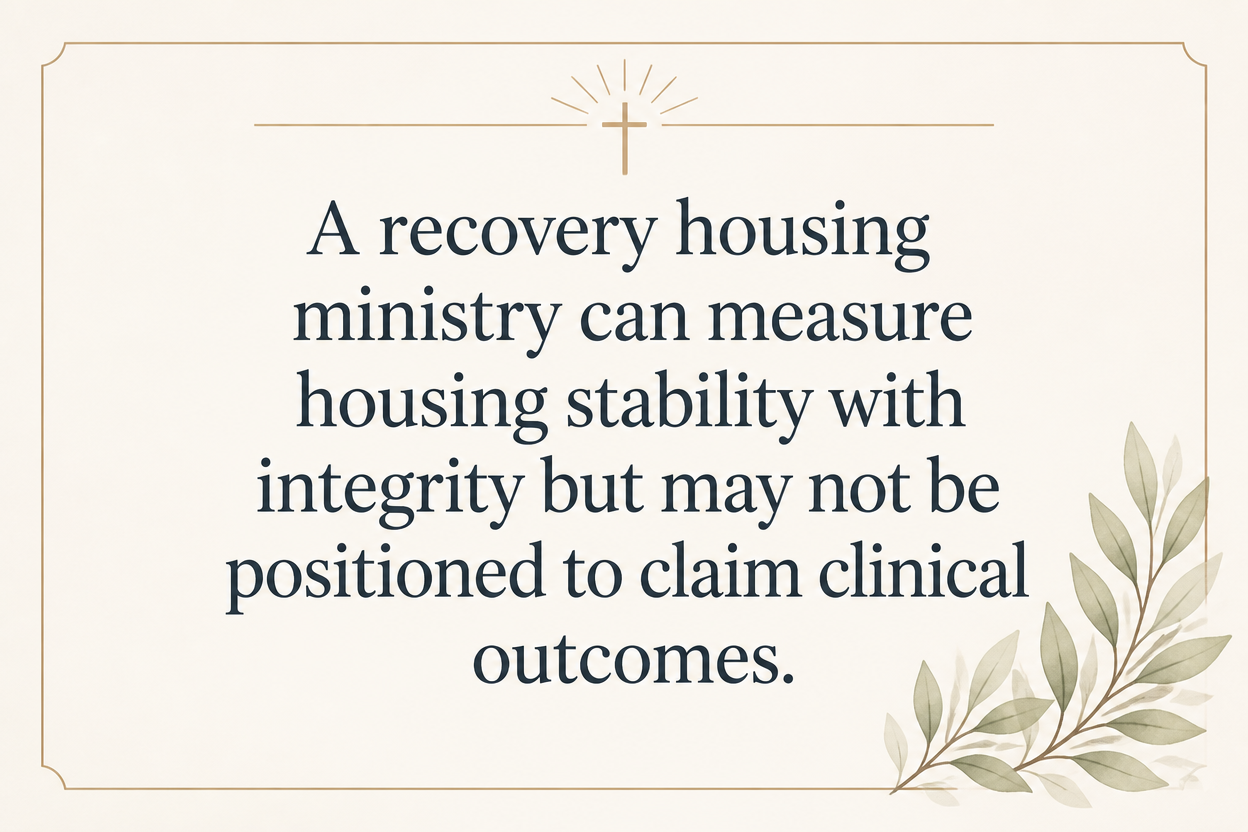 Key insight about What impact metrics Christian recovery ministries share with donors
