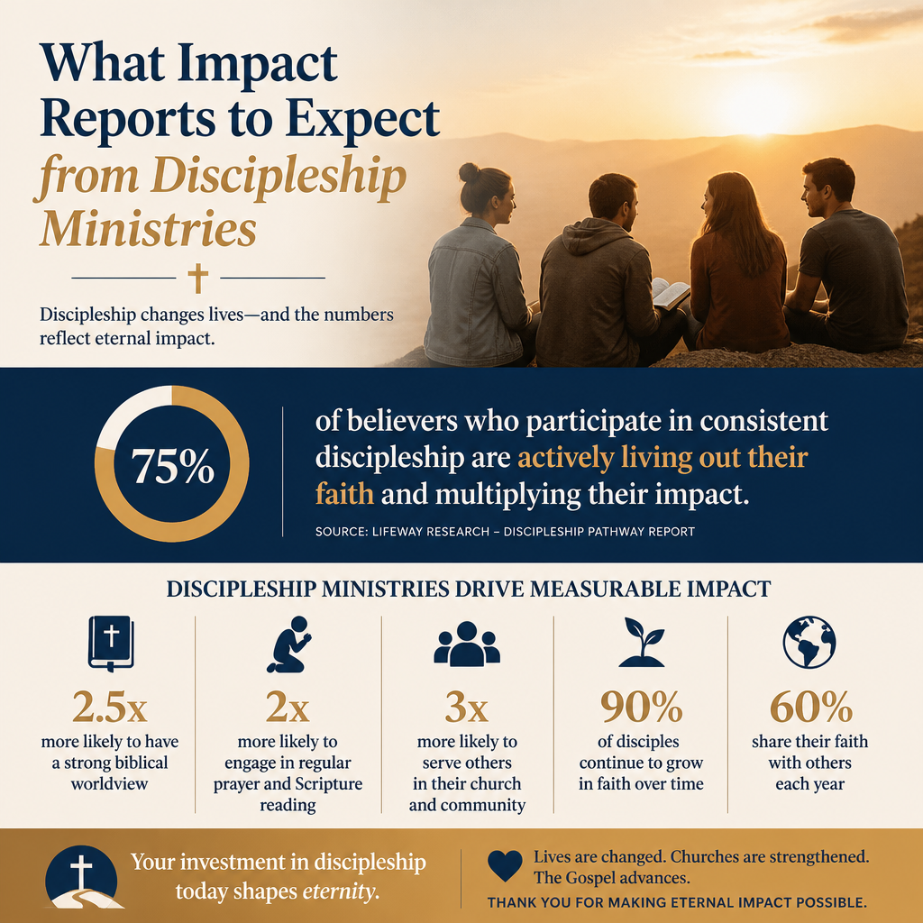 What impact reports to expect from discipleship ministries statistics