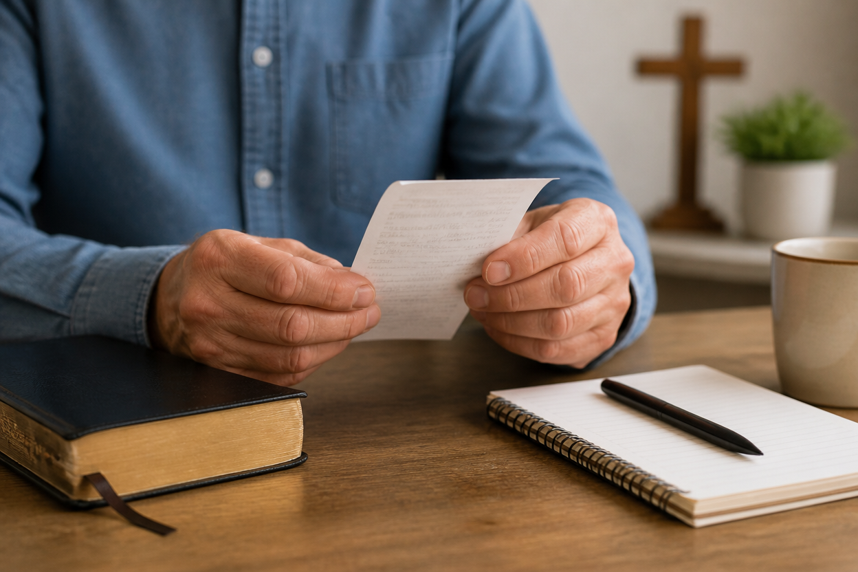 Guide to What information appears on Christian medical ministry receipts