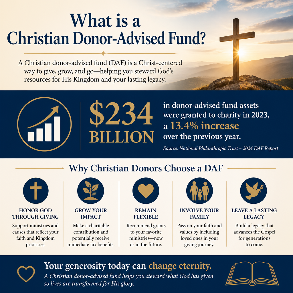 What is a Christian donor-advised fund statistics