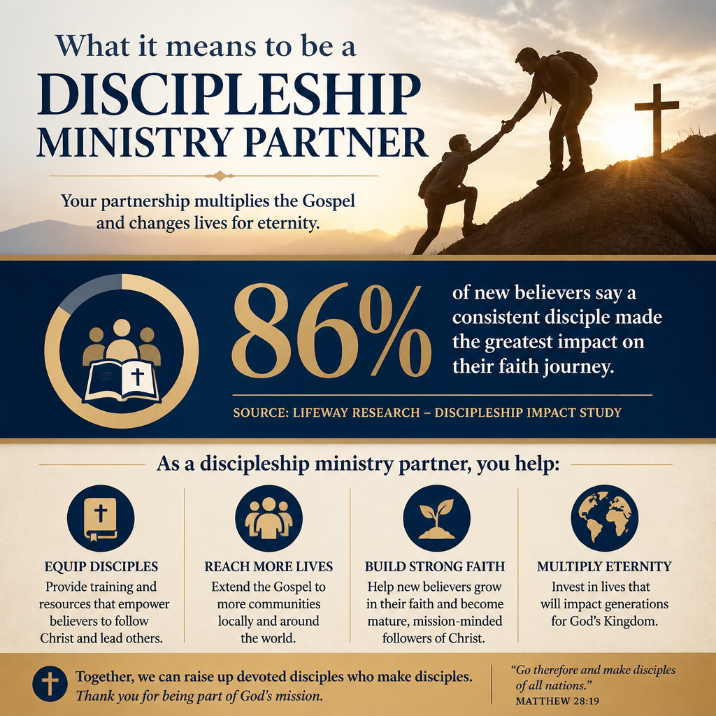 What it means to be a discipleship ministry partner statistics
