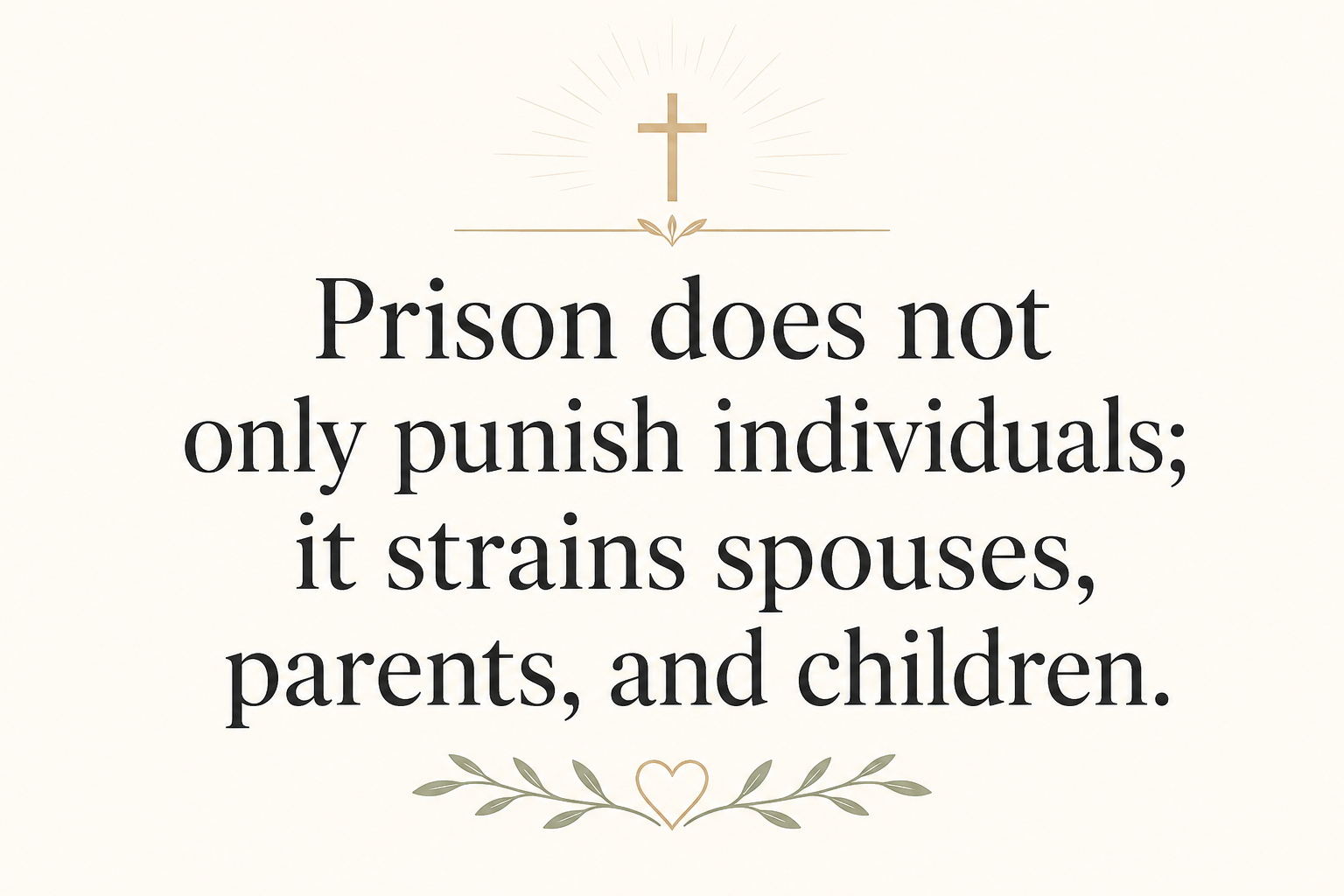 Key insight about What legal advocacy fits prison ministry mission