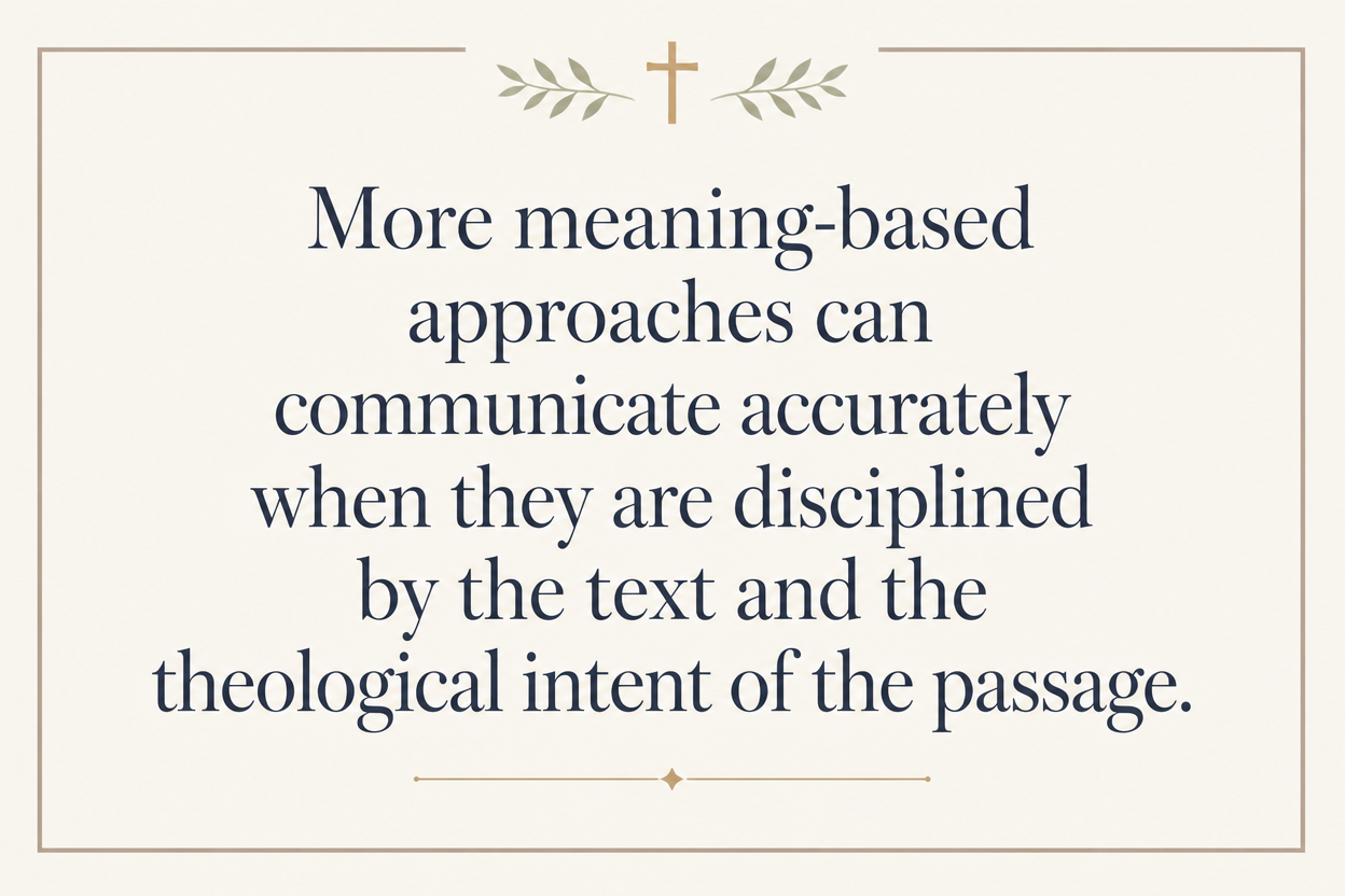 Key insight about What makes a Bible translation accurate