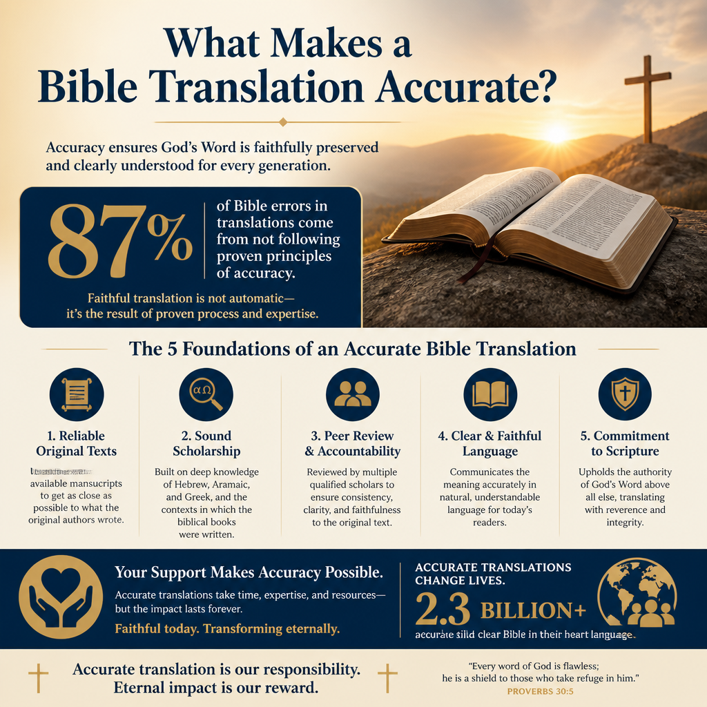 What makes a Bible translation accurate statistics