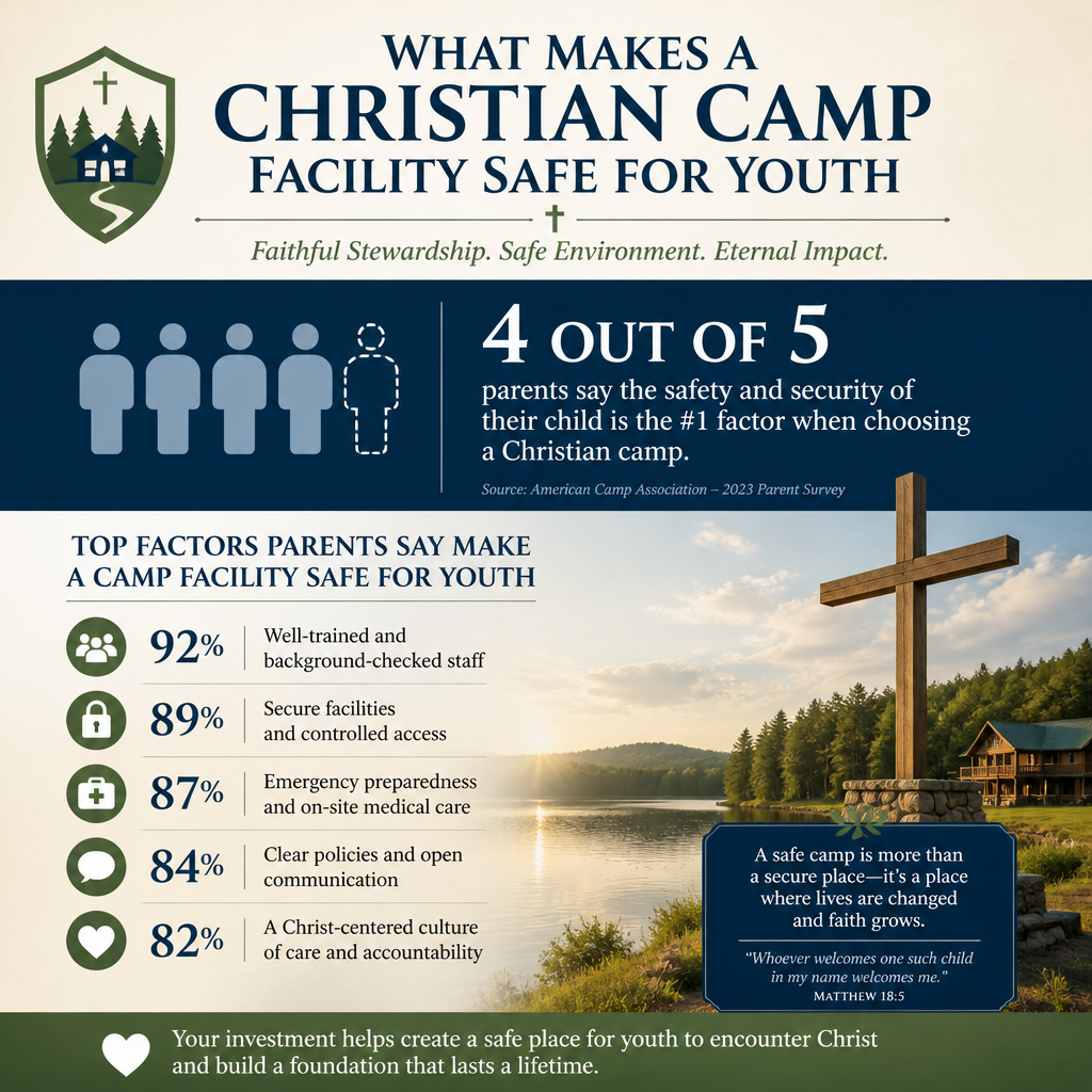 What makes a Christian camp facility safe for youth statistics