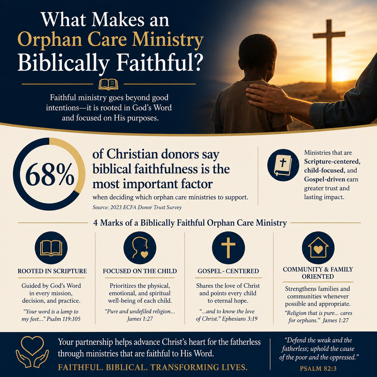 What makes an orphan care ministry biblically faithful statistics