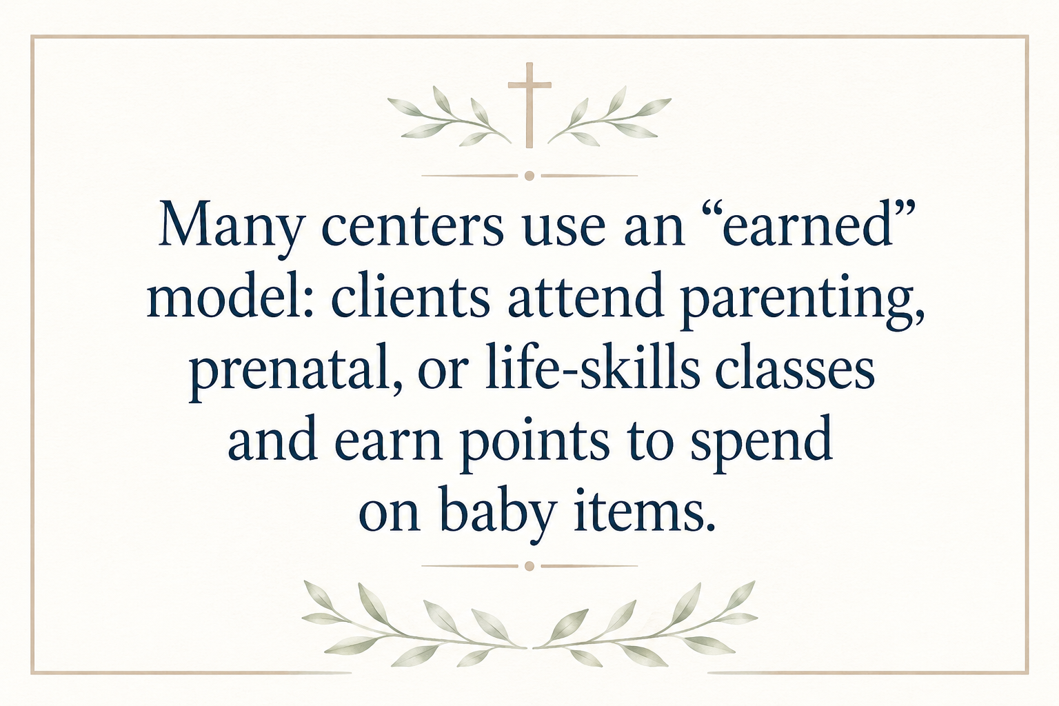 Key insight about What material help pregnancy resource centers provide