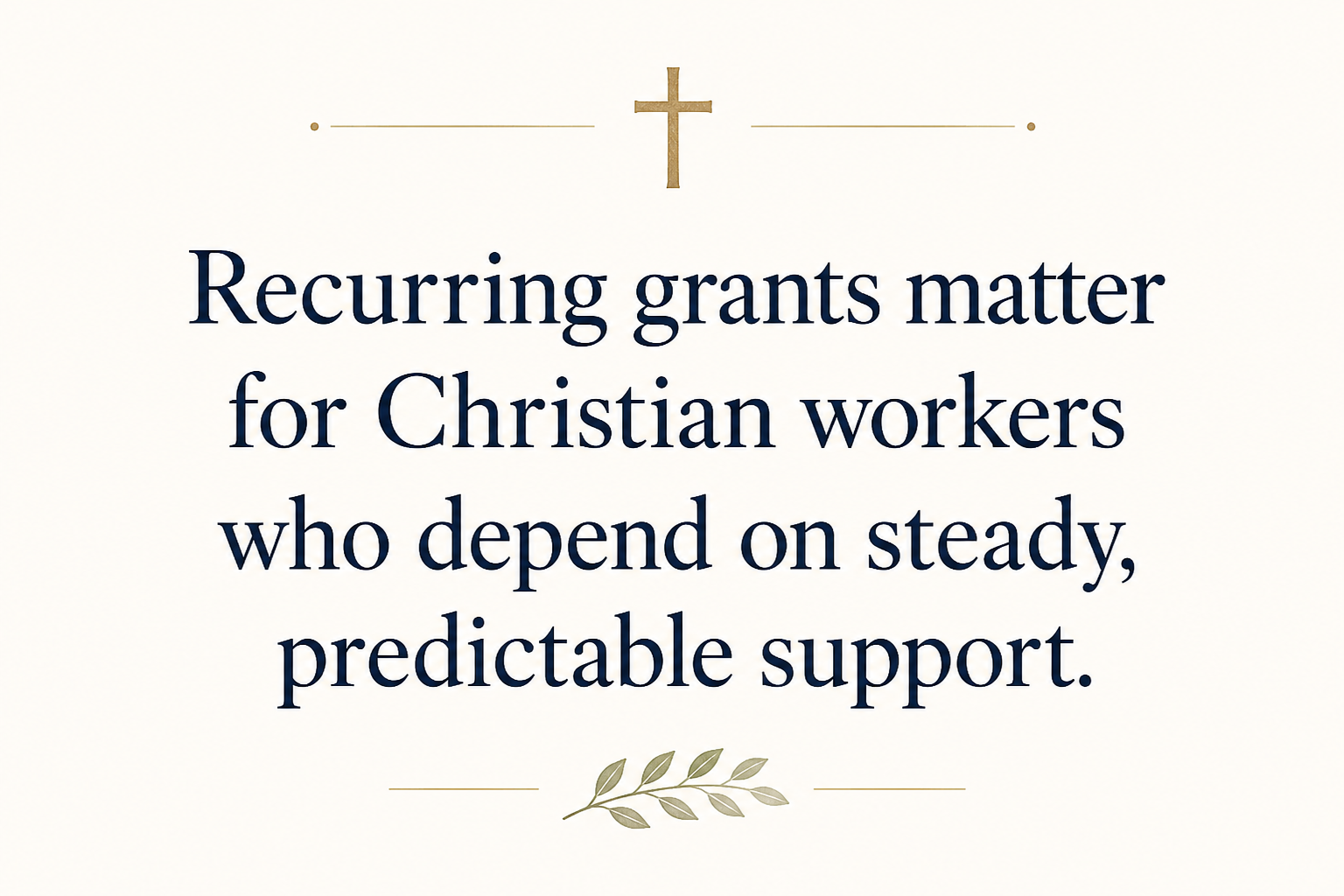 Key insight about What minimums Christian donor-advised funds require