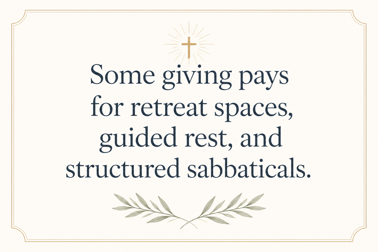 Key insight about What pastoral support ministry donations pay for