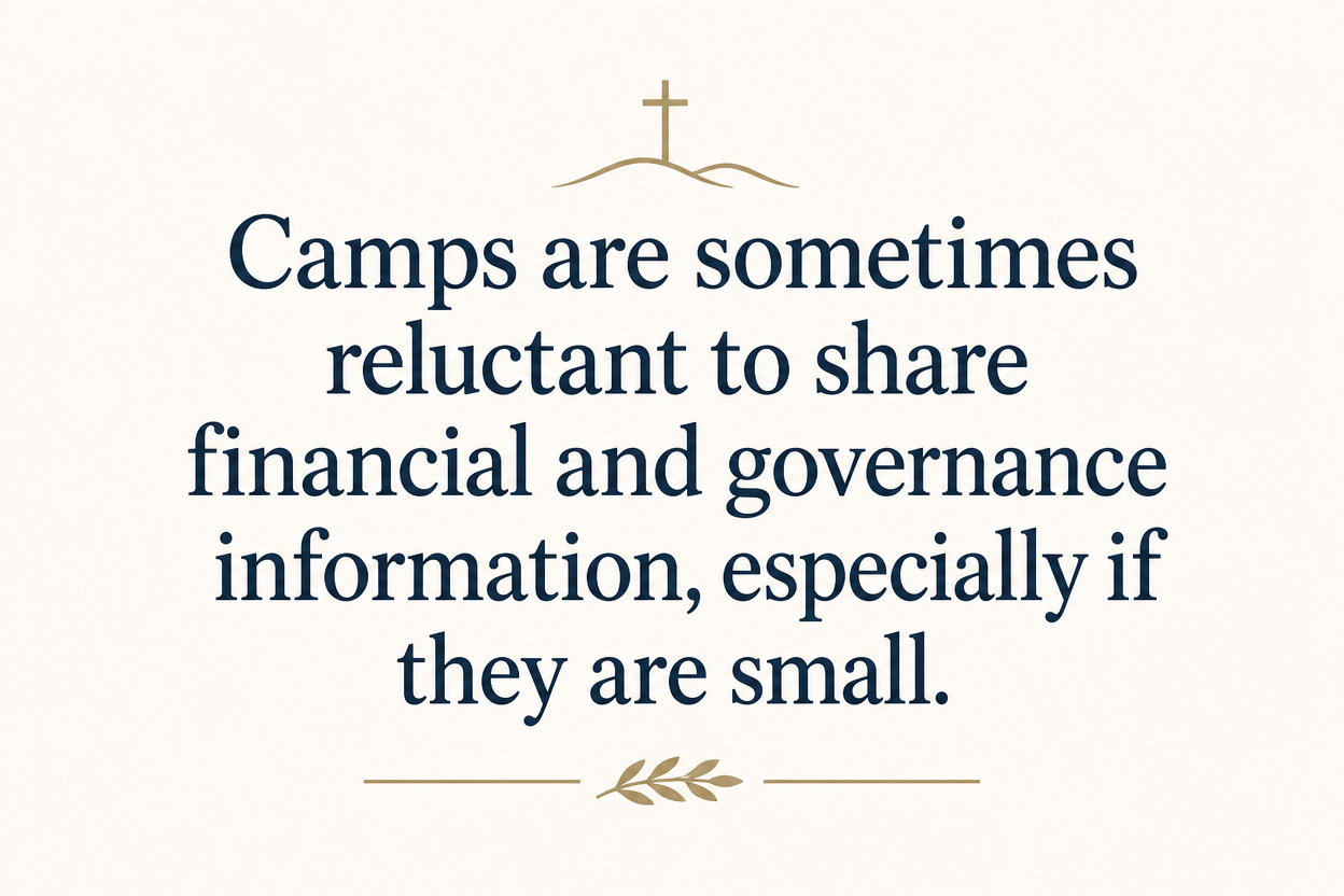 Key insight about What questions donors should ask a Christian camp