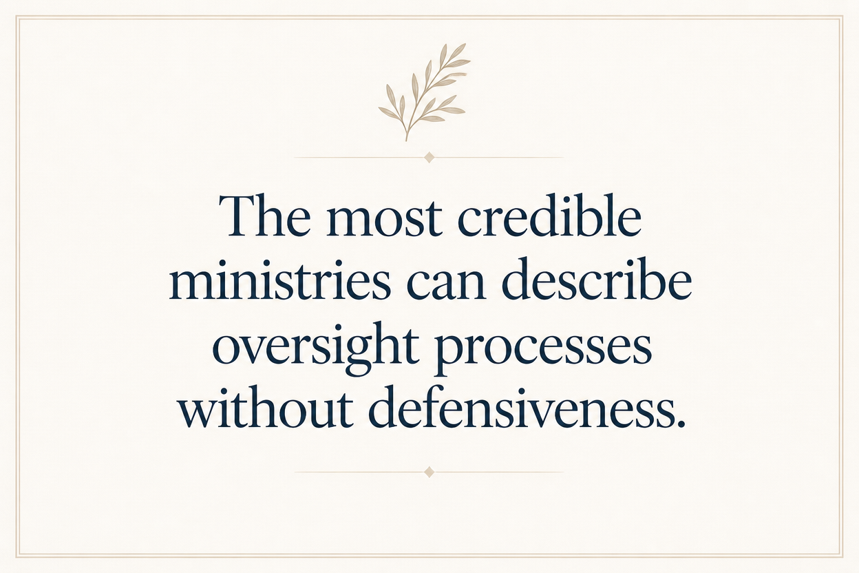 Key insight about What questions donors should ask pastoral support ministry leaders